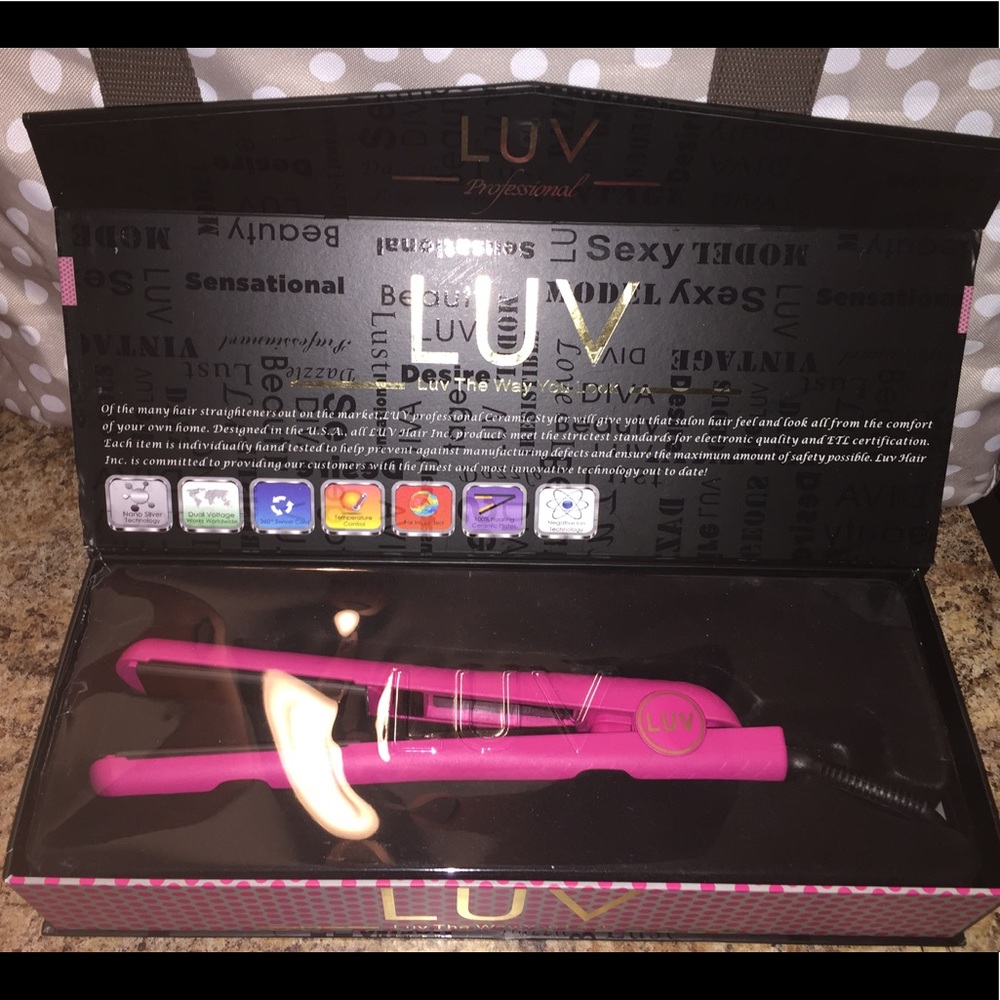 🆕LUV◻️Professional Hair Straightening Flat Iron